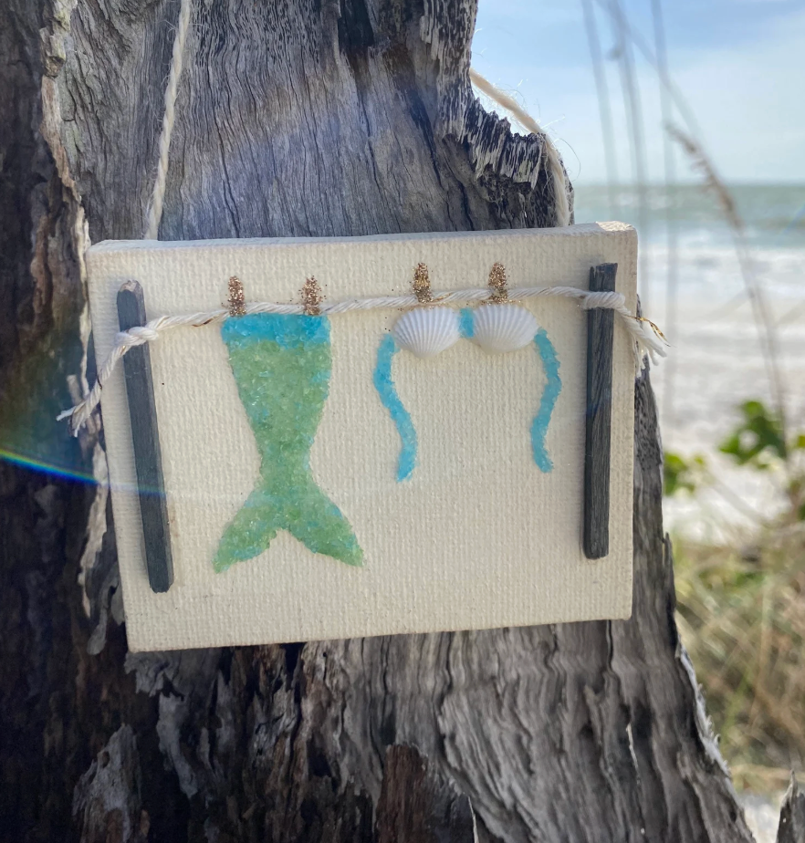 Clothesline Mermaid