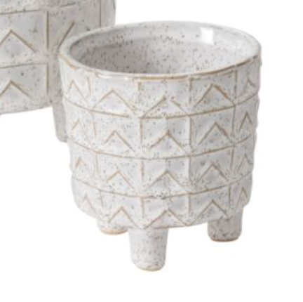 Amrit Pot 3" with Dragon Tongue Accent Decor