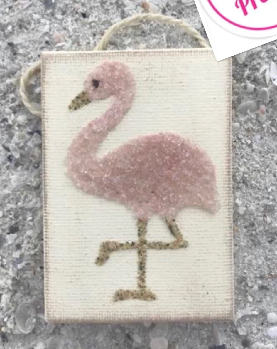 Flamingo ornament