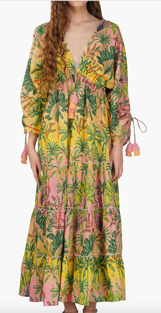 Endless Summer Printed Maxi Dress S M L