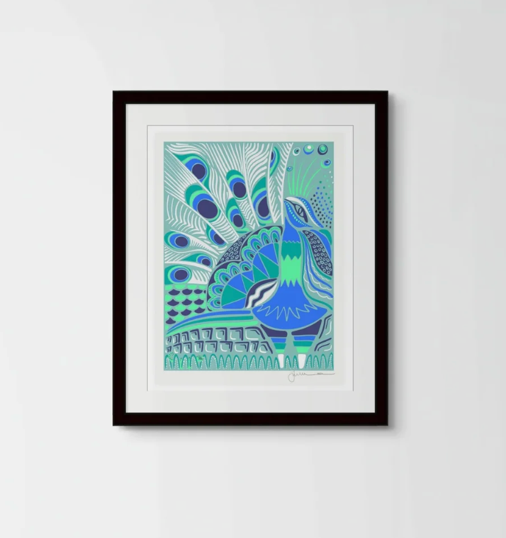 Peacock Print 22 of never