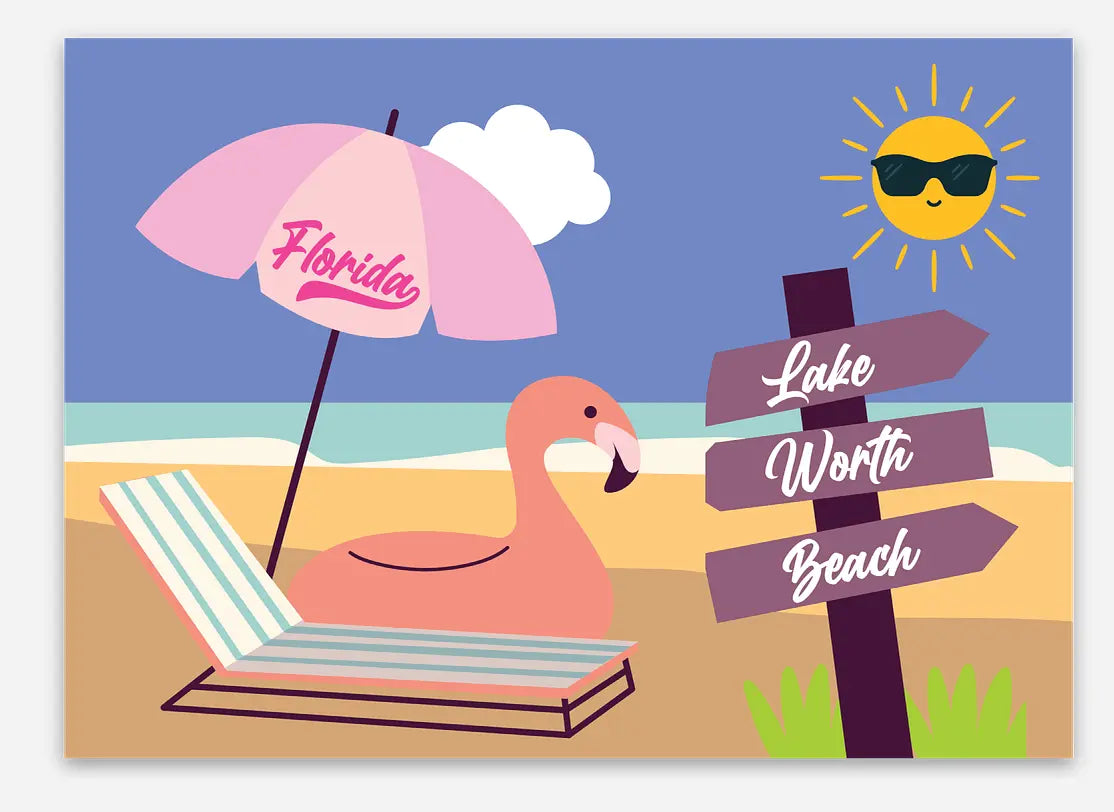 Lake Worth Beach Magnet Sea You