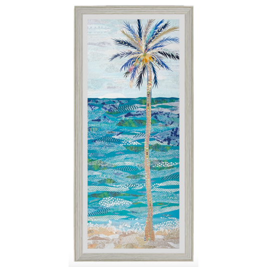 Tangled Up in Blue Jennifer Peck Framed 17x34 | Matted Unframed 16x20 Jennifer Peck