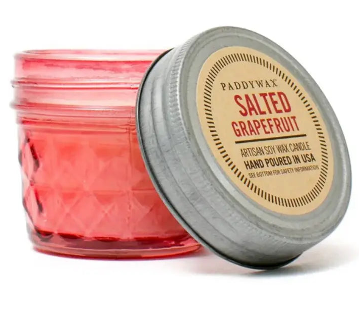 Salted Grapefruit: Vintage Relish Jar Candle Paddywax