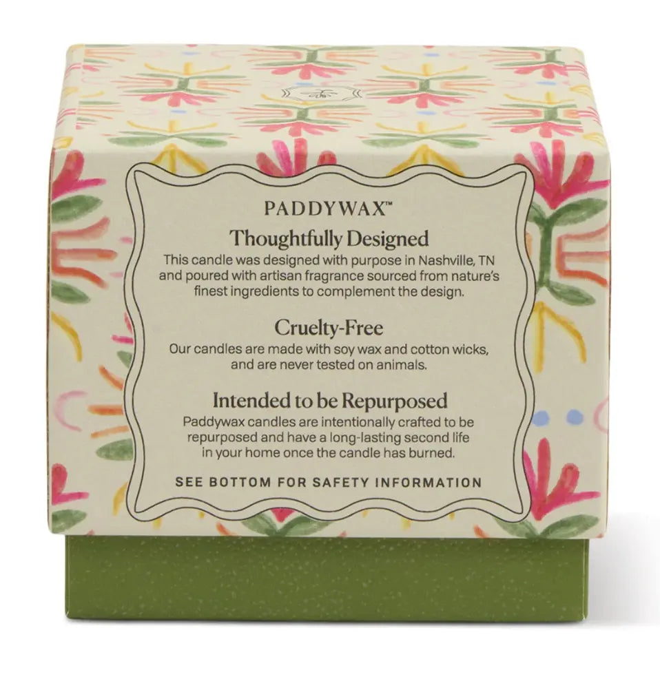 Tulip Glass Candle - Bronzed Gardenia