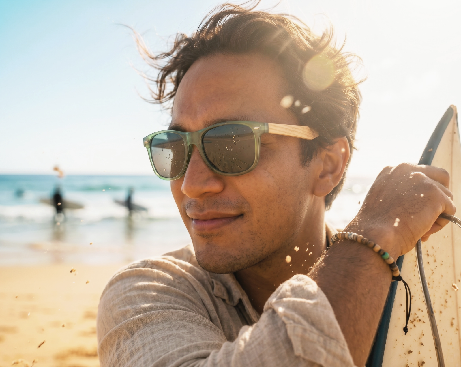 Bodie -Onyx Walnut Tort/ Zebra Wood-Smoke Polarized