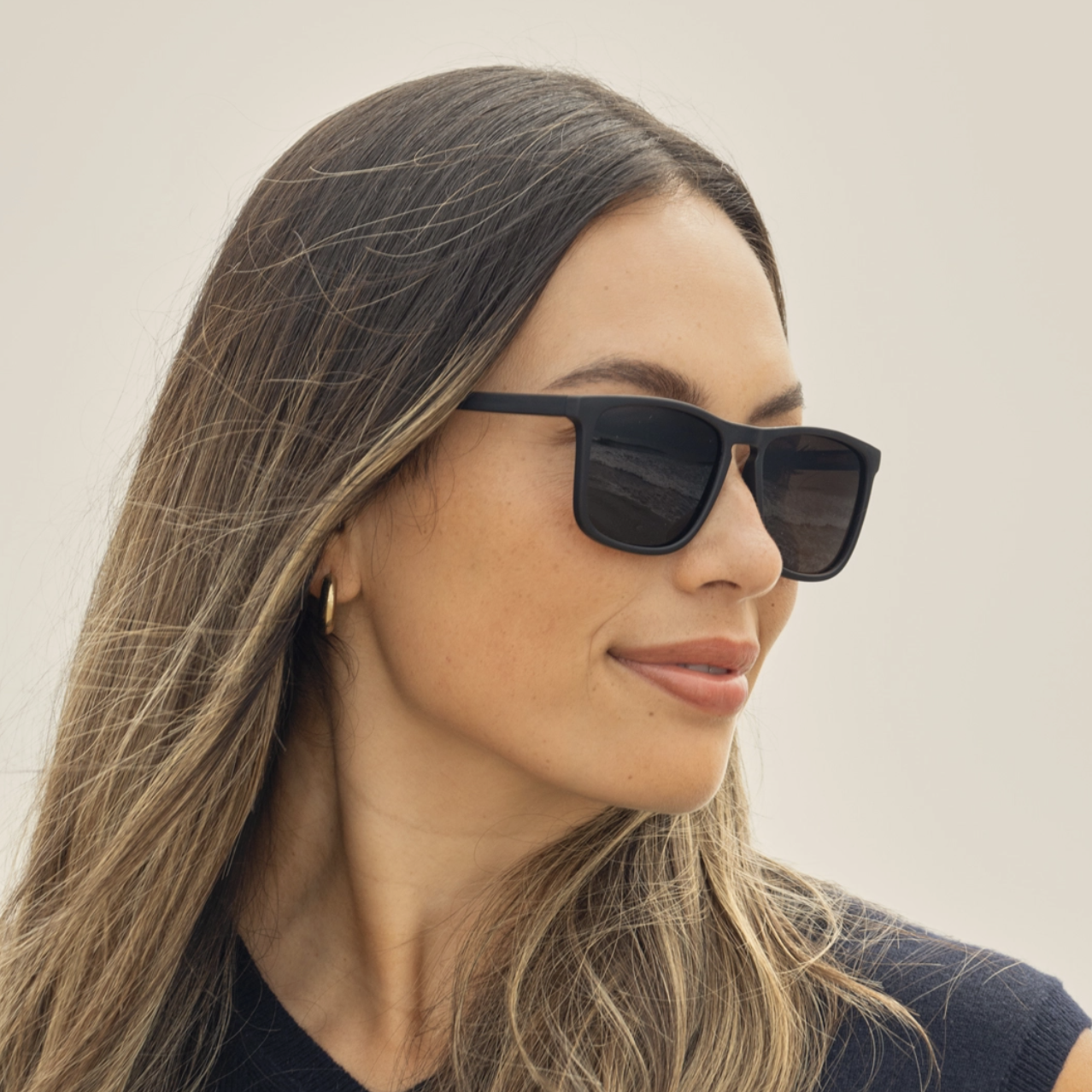Glacier - Soft Onyx / Brown Polarized Lens