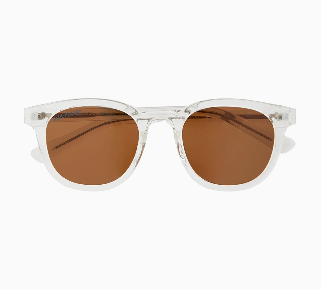 Gram - Crystal Clear Brown / Brown Polarized Blue Planet Eco-Eyewear