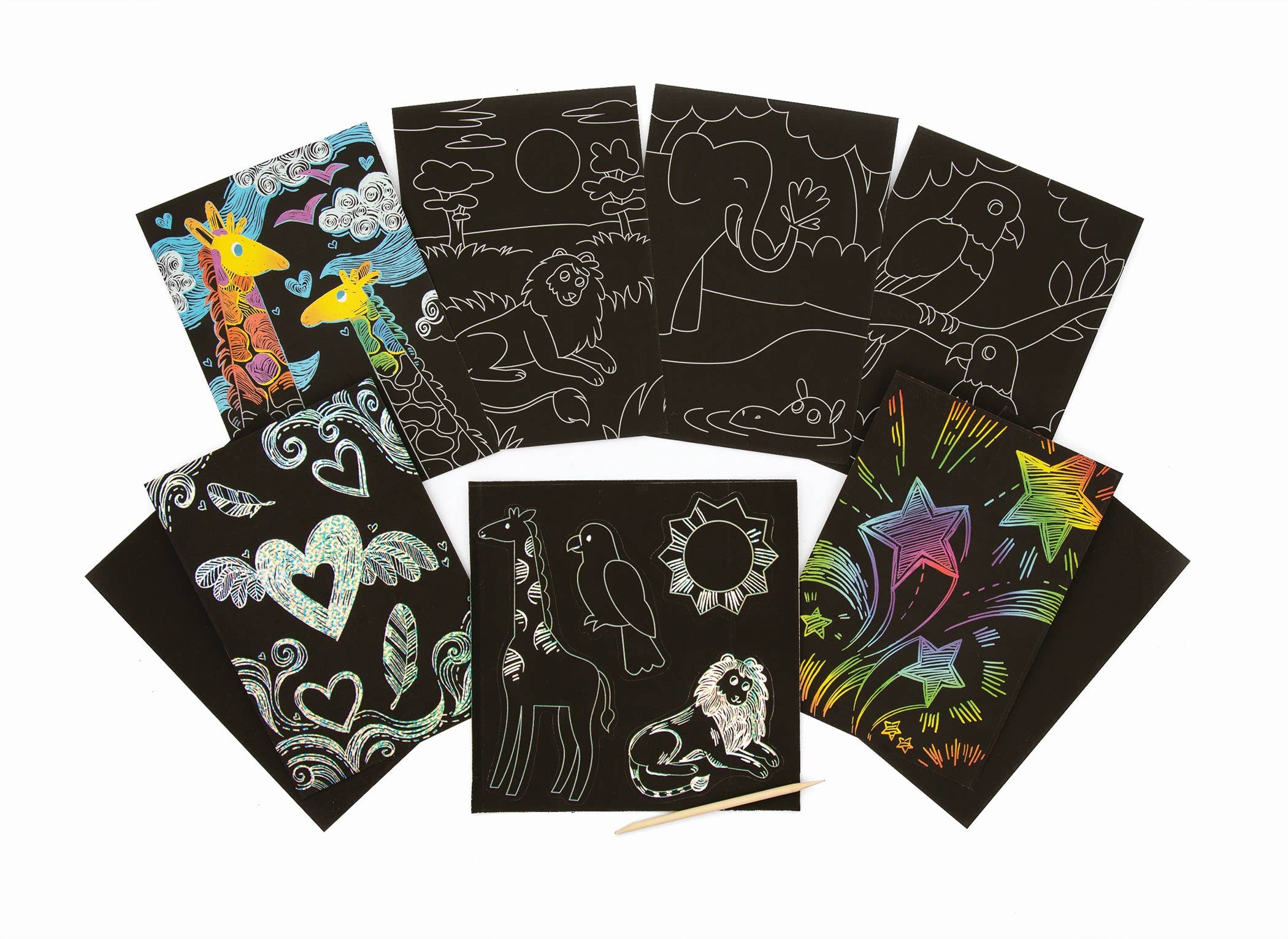 Scratch & Scribble Scratch Art Kit - Ocean Life OOLY