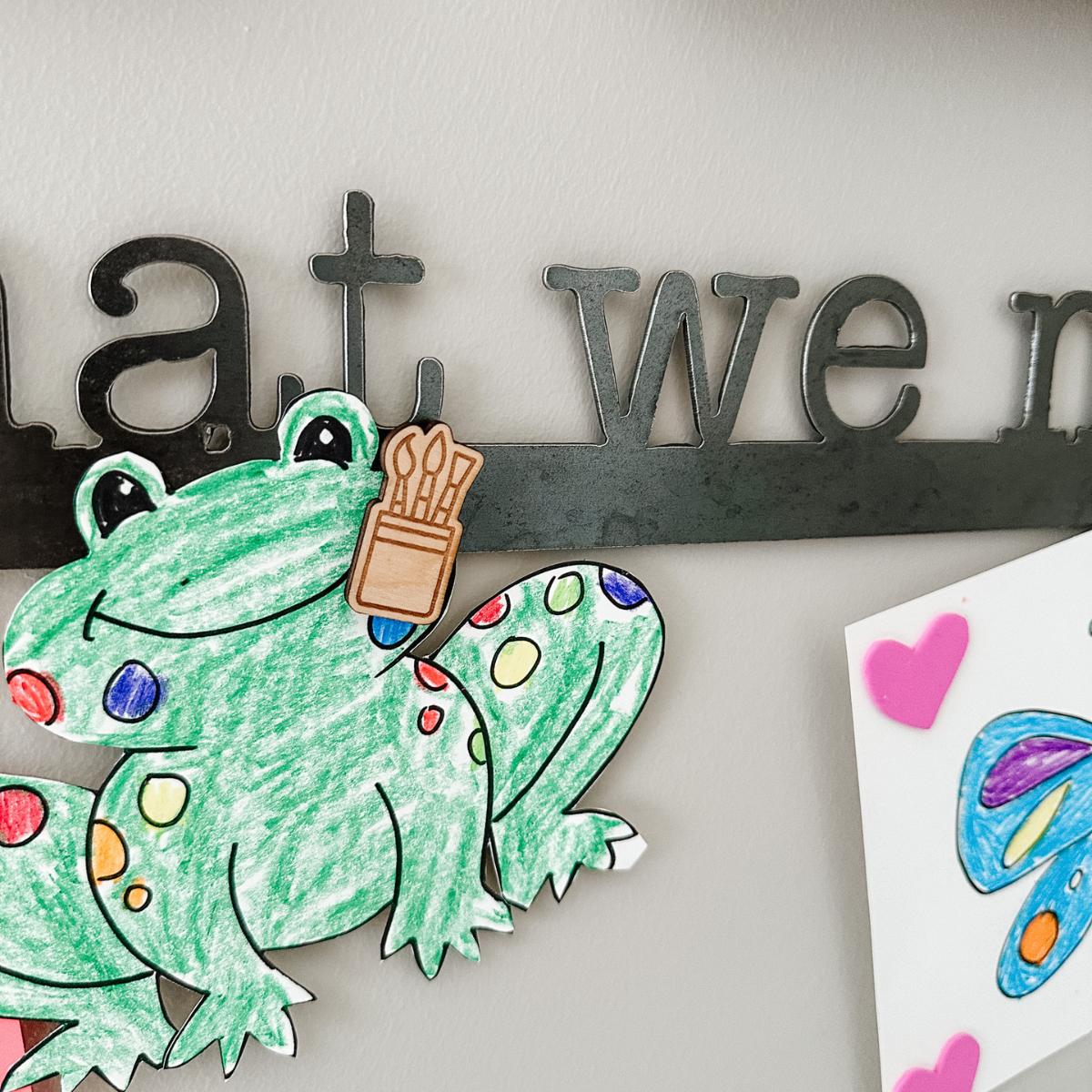 Look What We Made Magnetic Bar (typewriter font)