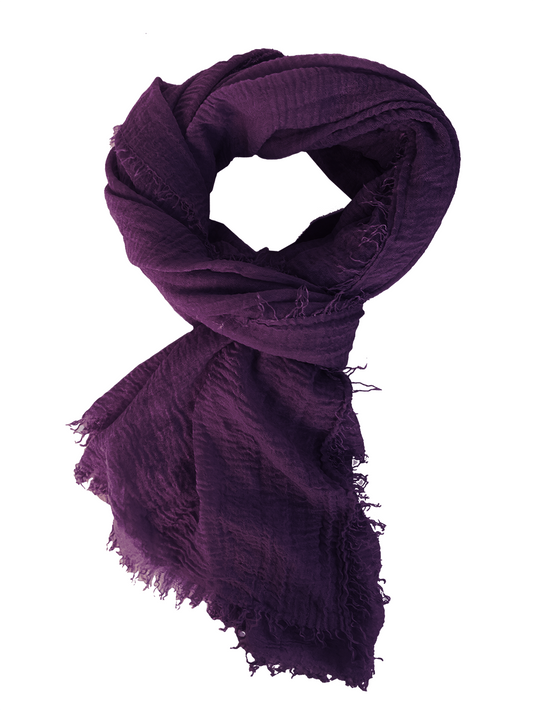 Boho Scarf - Plum Rubyzaar