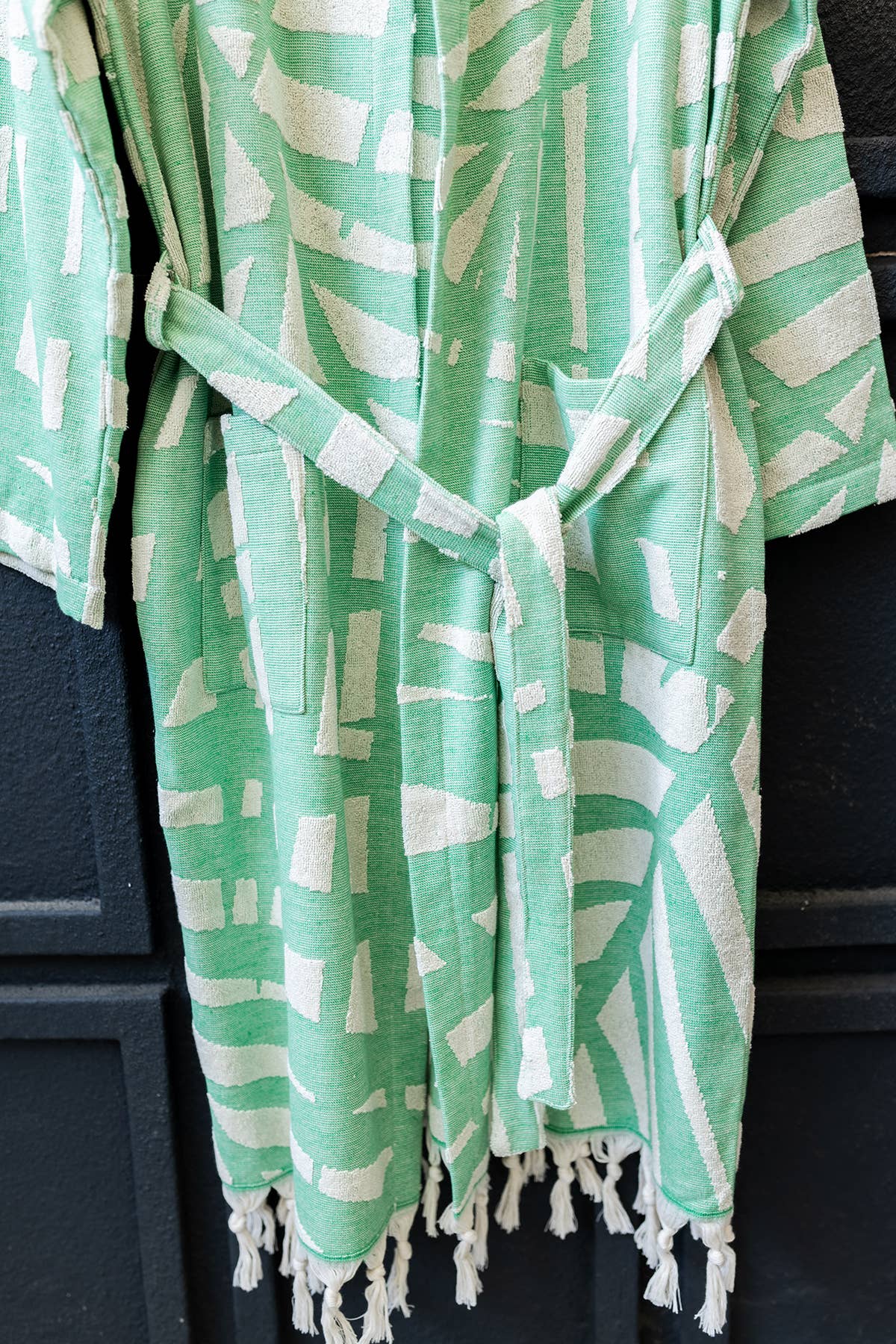 Raised Terry Bathrobe Turkish Cotton Light Weight Quick-dry