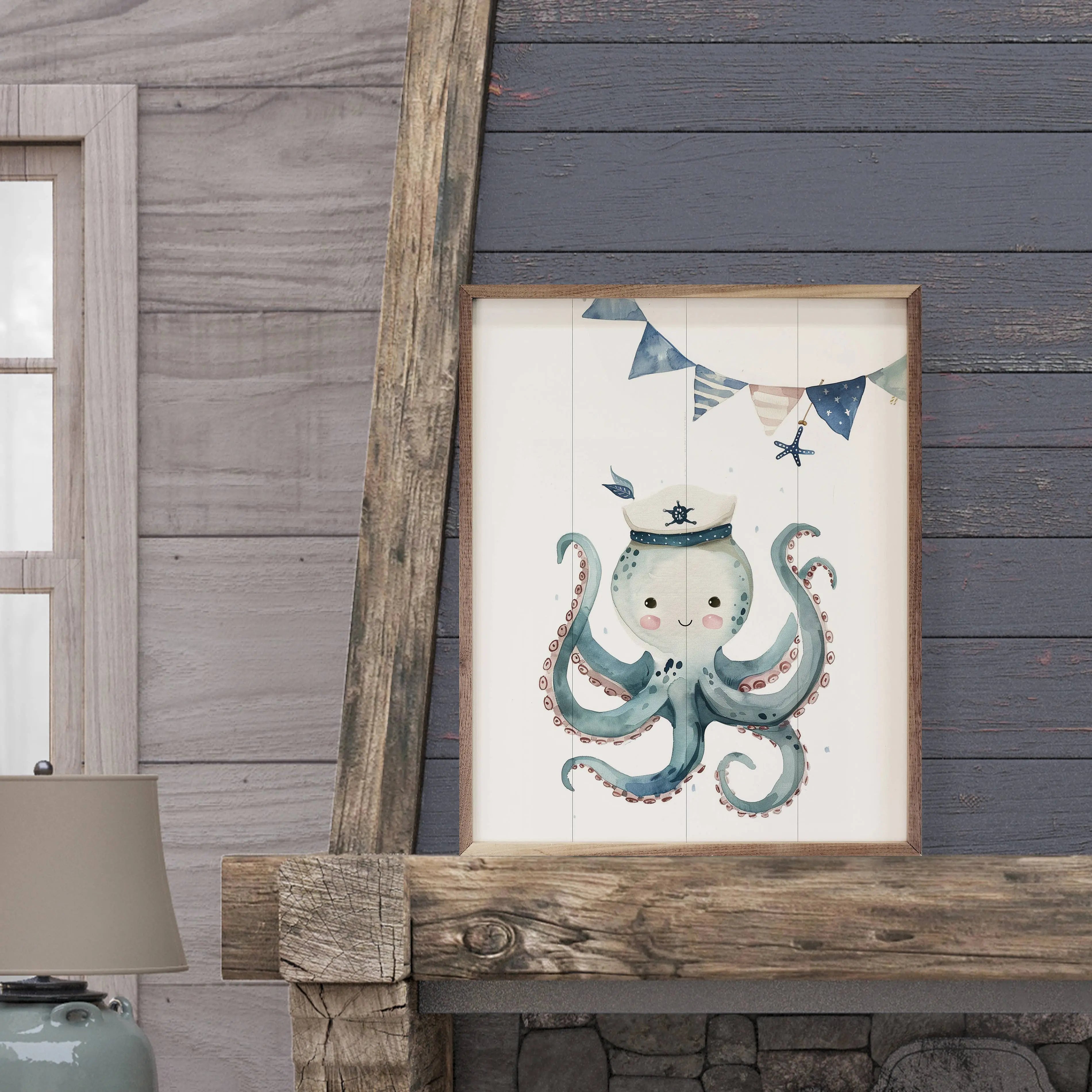 Cute Sailor Octopus Kendrick Home