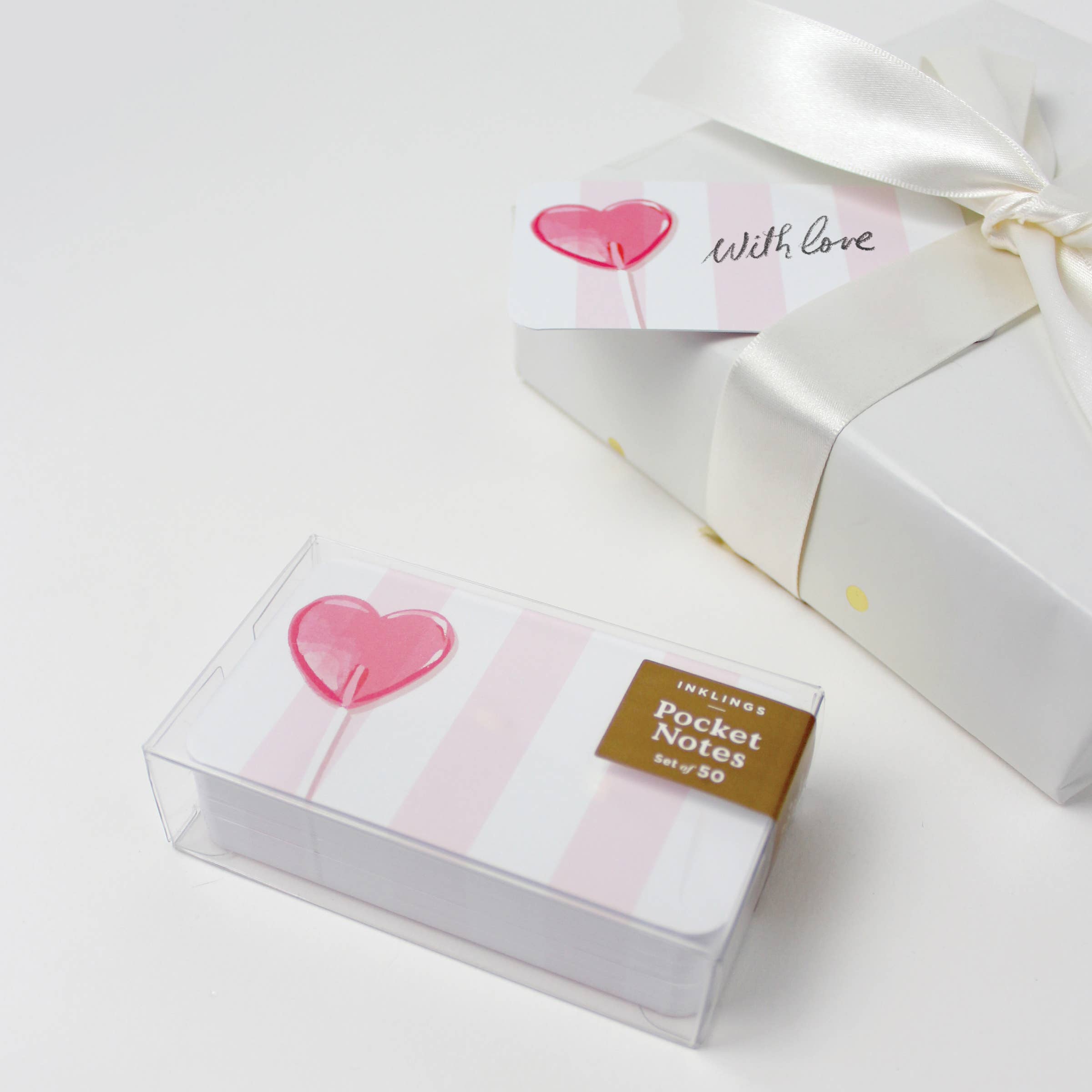 Heart Lollipop Pocket Notes
