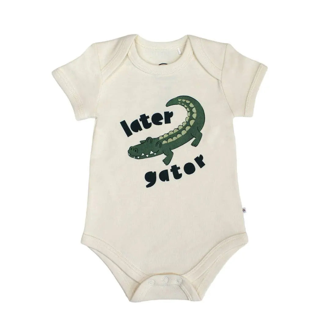 Later Gator Alligator Florida Baby Onesie Cotton Bodysuit Emerson and Friends