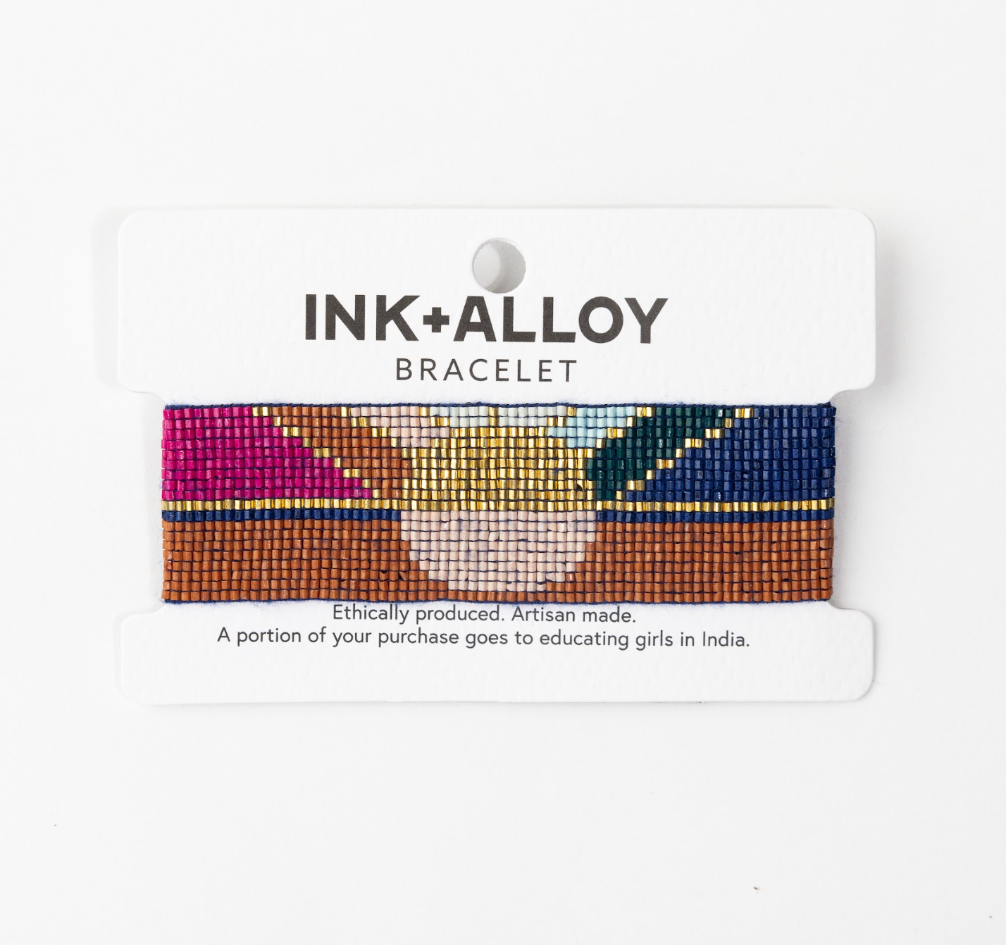 Erin Sunrise Adustable Beaded Bracelet Multicolor INK + ALLOY
