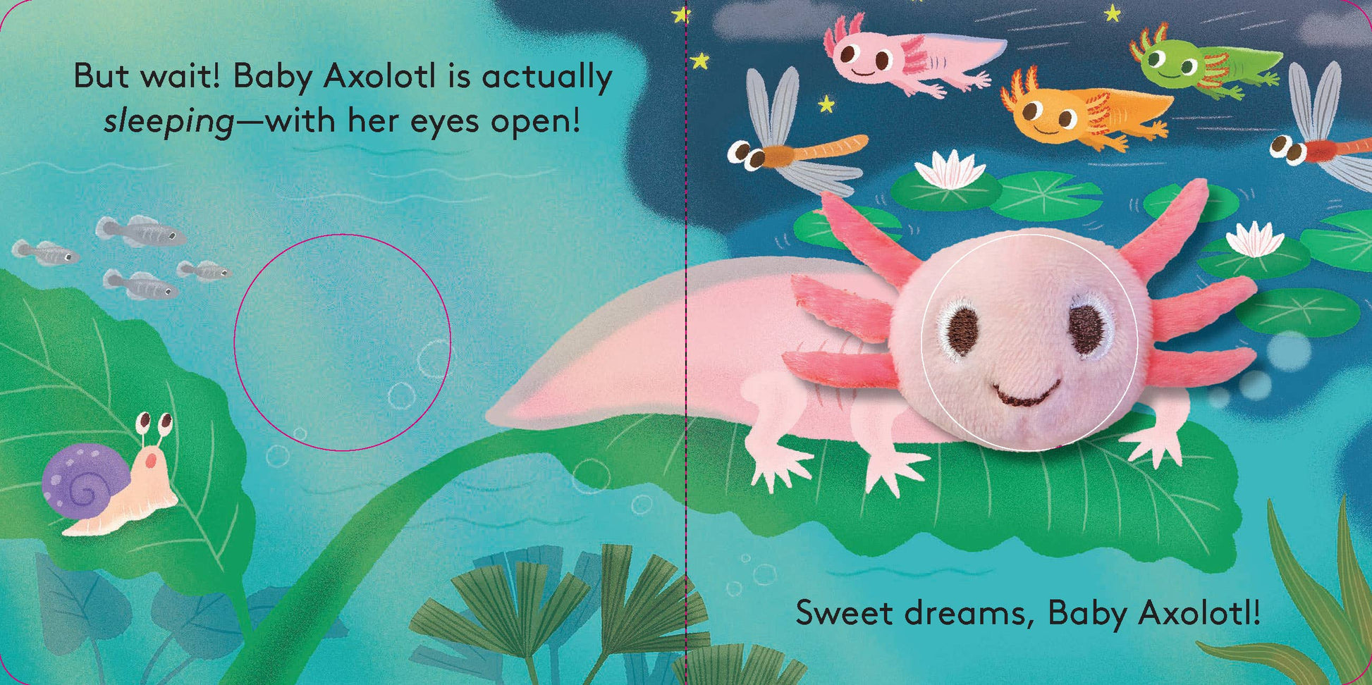 Baby Axolotl: Finger Puppet Book Chronicle Books