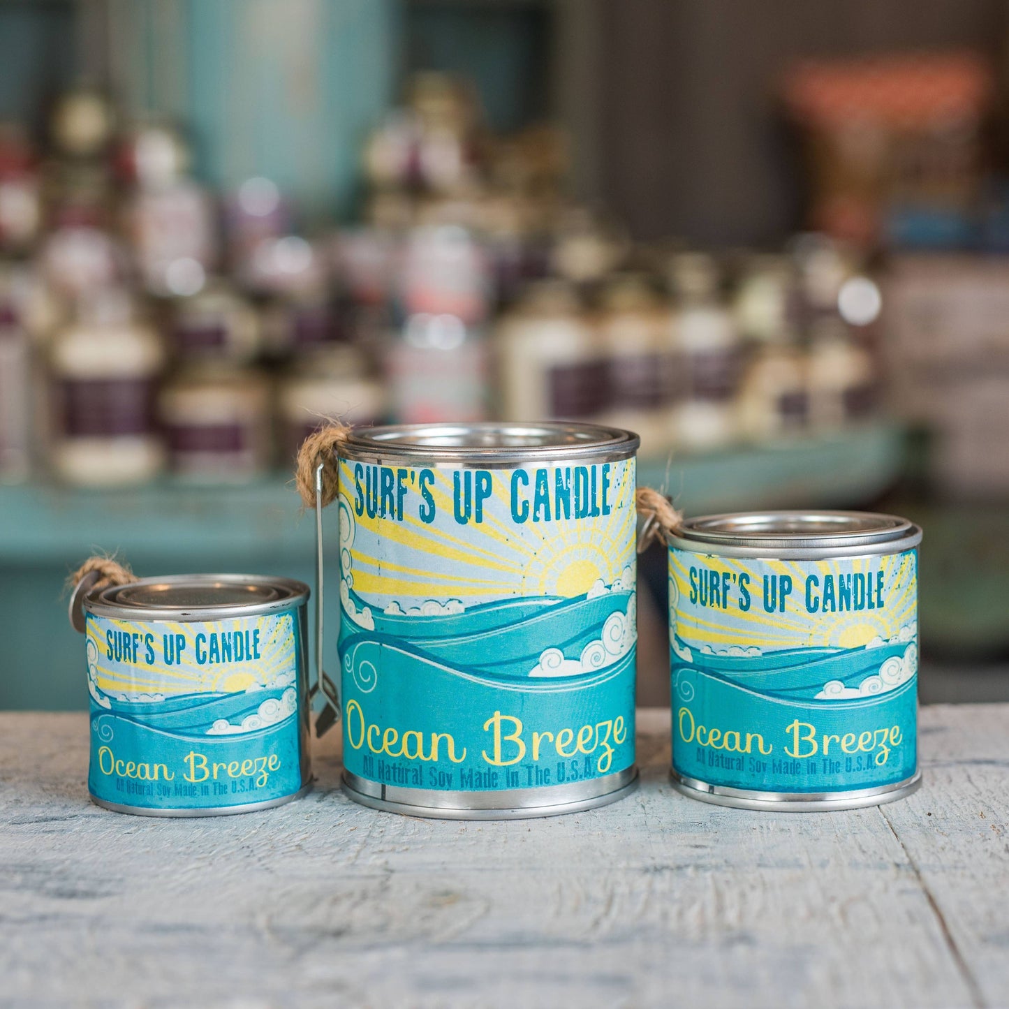 Ocean Breeze Paint Can Candle