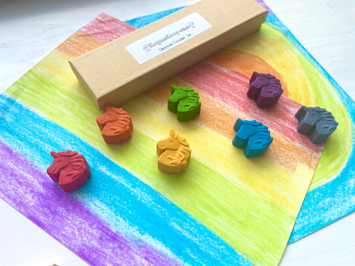 Unicorn Crayons Gift Box