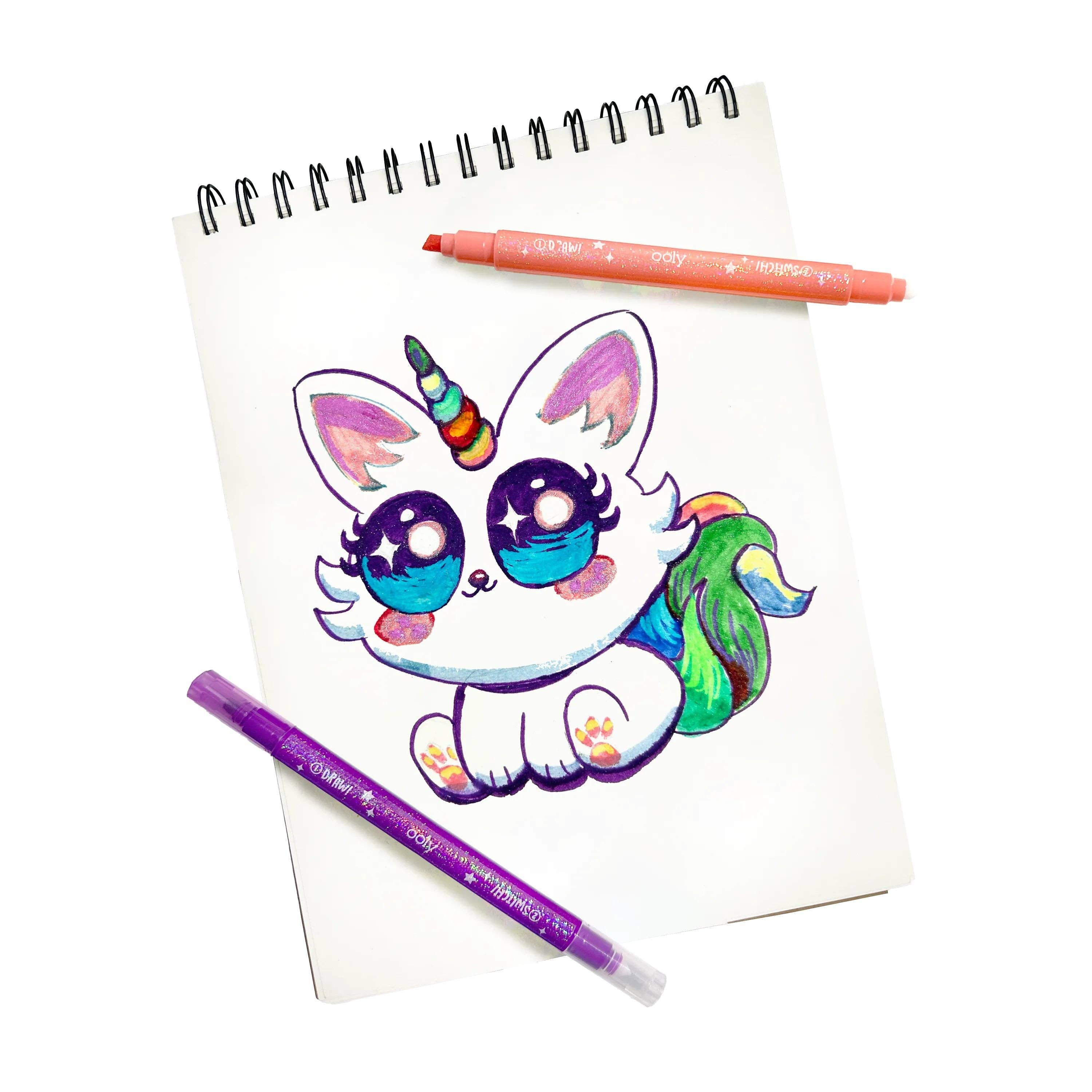 Switch-eroo! Sparkle Color Changing Markers - Set of 12 OOLY