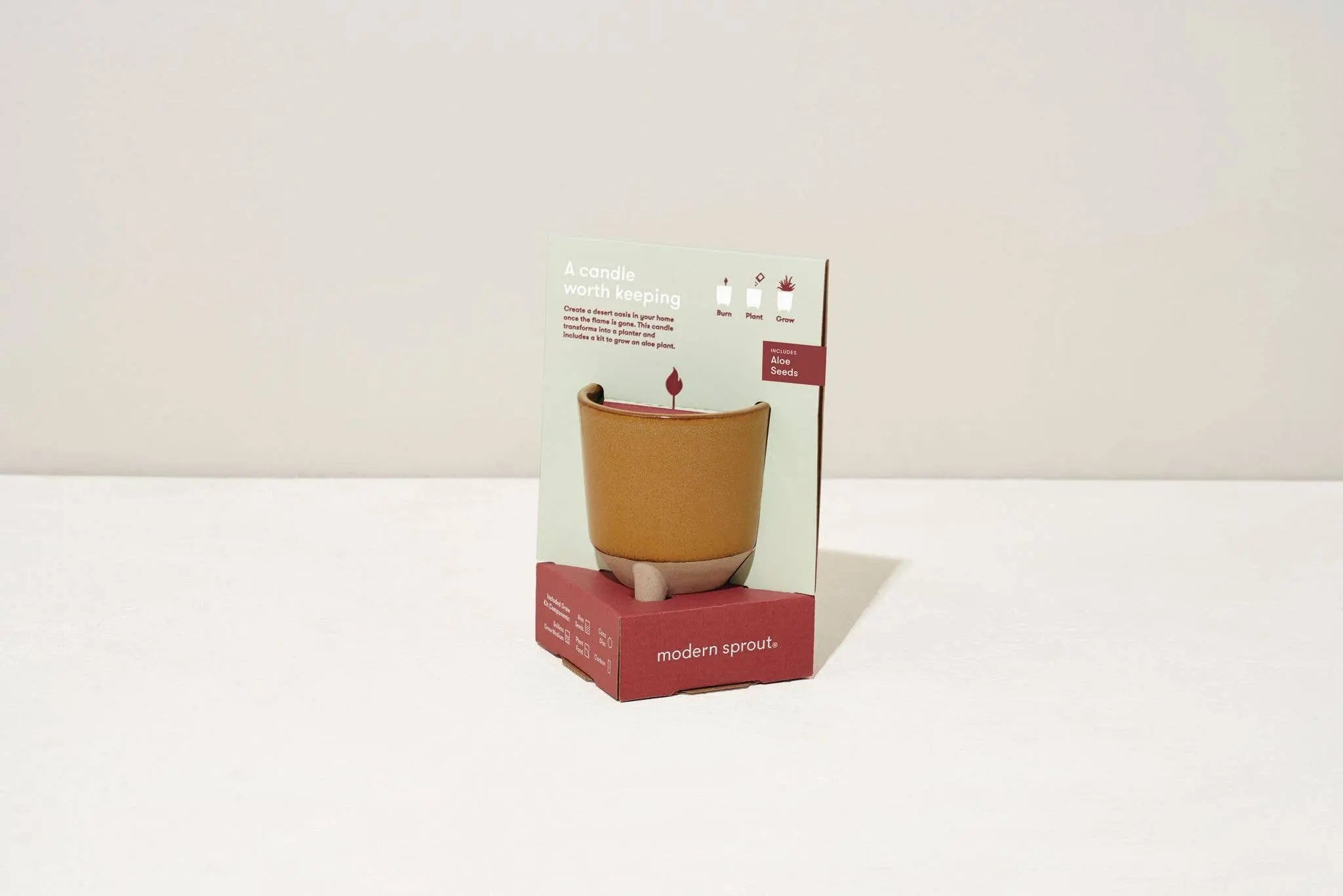 Glow & Grow 2-in-1 Candle + Grow Kit Modern Sprout