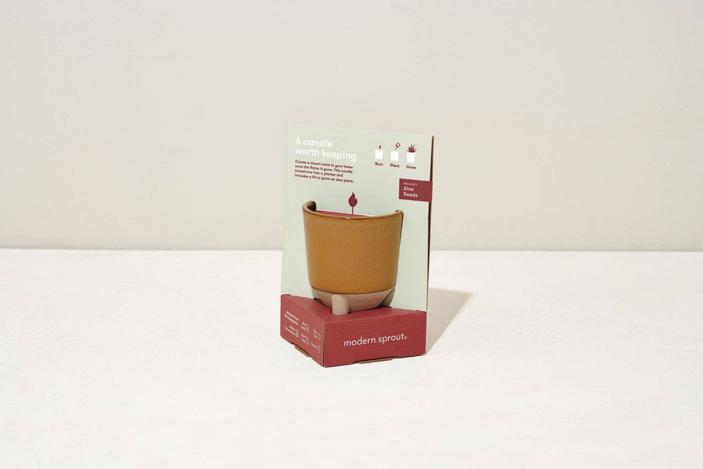 Glow & Grow 2-in-1 Candle + Grow Kit Modern Sprout