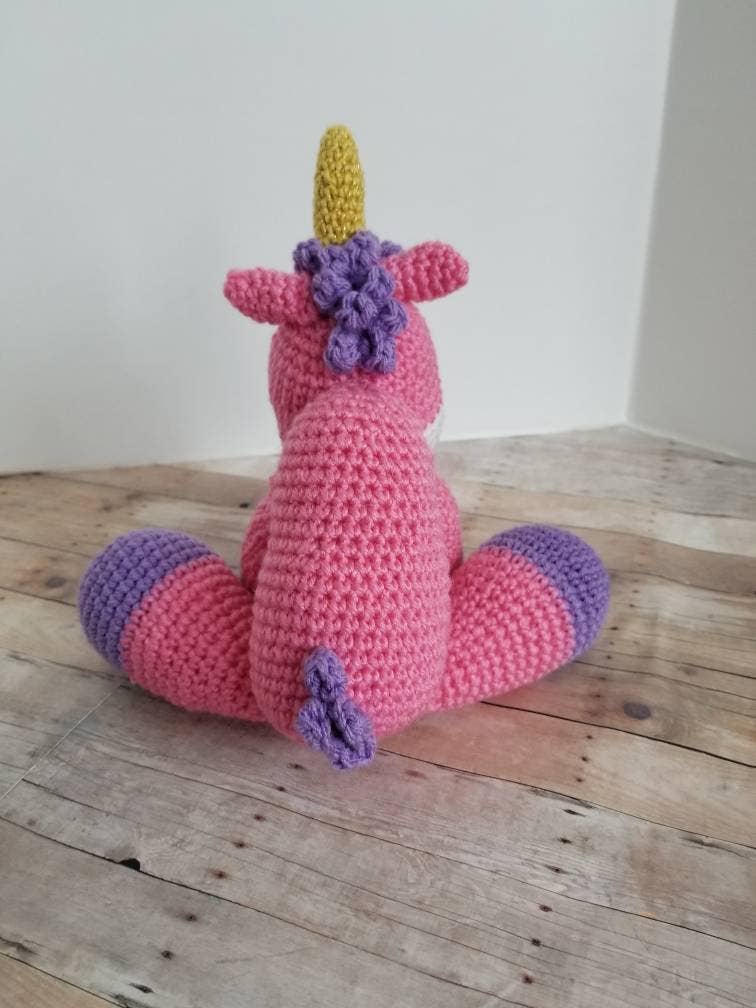 Pink Unicorn Plush Crochet