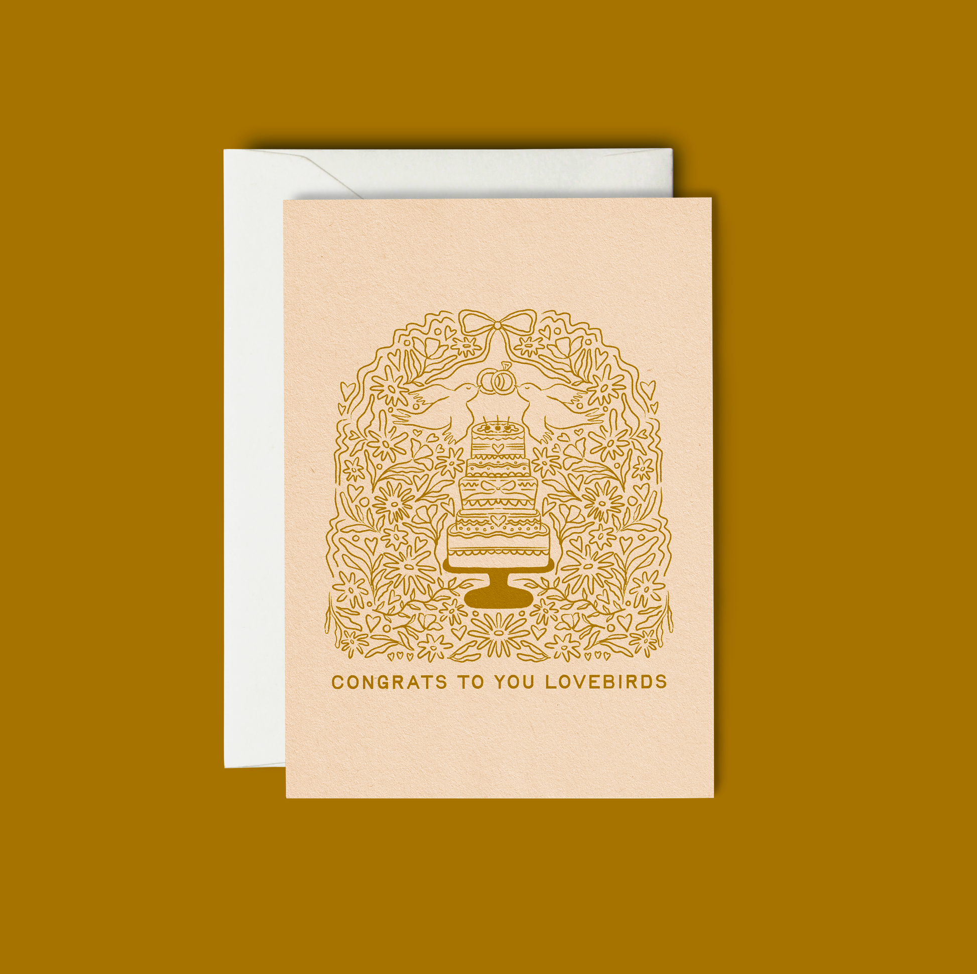 Congrats To You Lovebirds - Greeting Card The SoulShine Co.