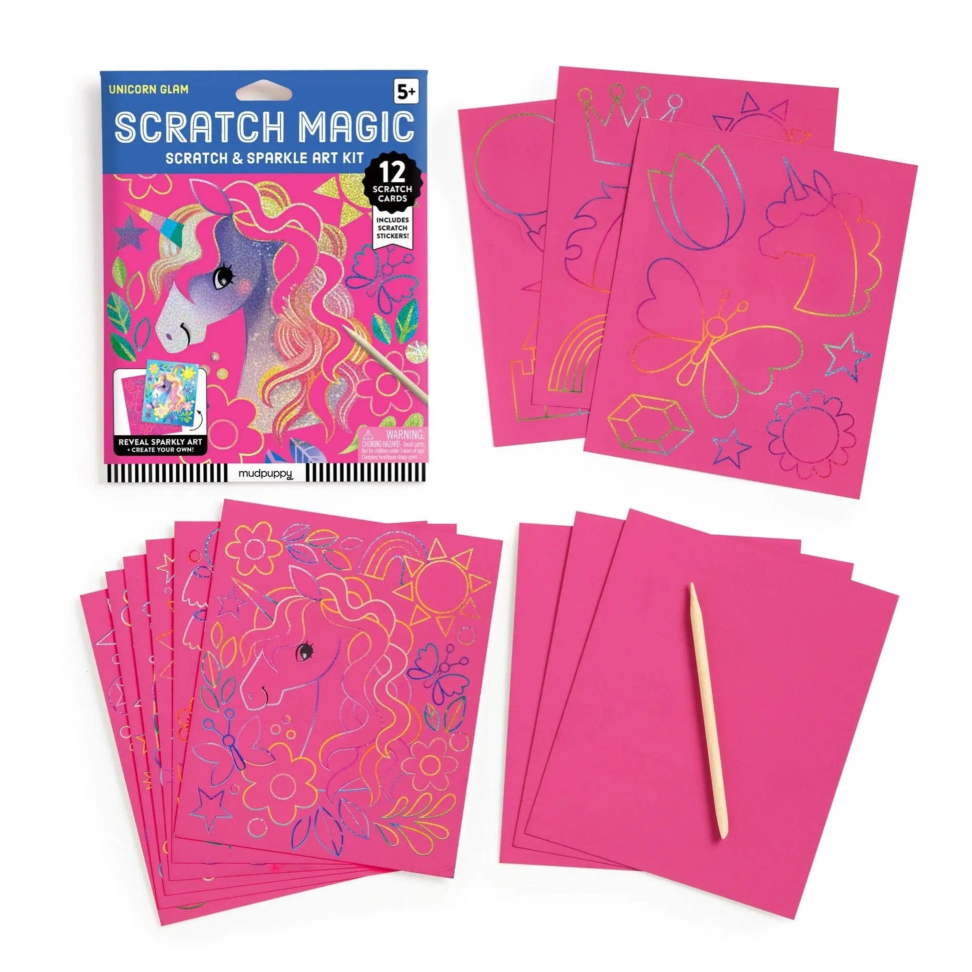 Unicorn Glam Scratch Magic Chronicle Books
