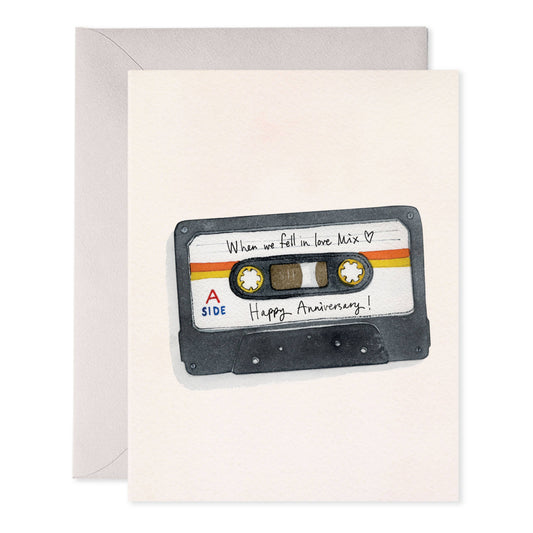 Anniversary Mix Tape Greeting Card E. Frances Paper