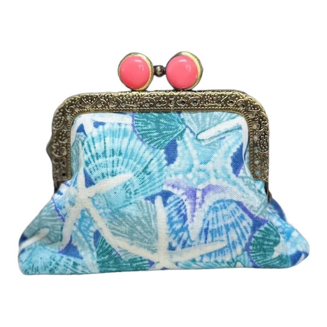 Kiki & Syds Mini Clutch Coin Purse - SeaGlass Kiki & Syds