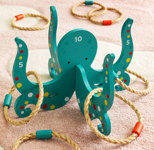 Happy Octopus Wooden Hoopla Chronicle Books