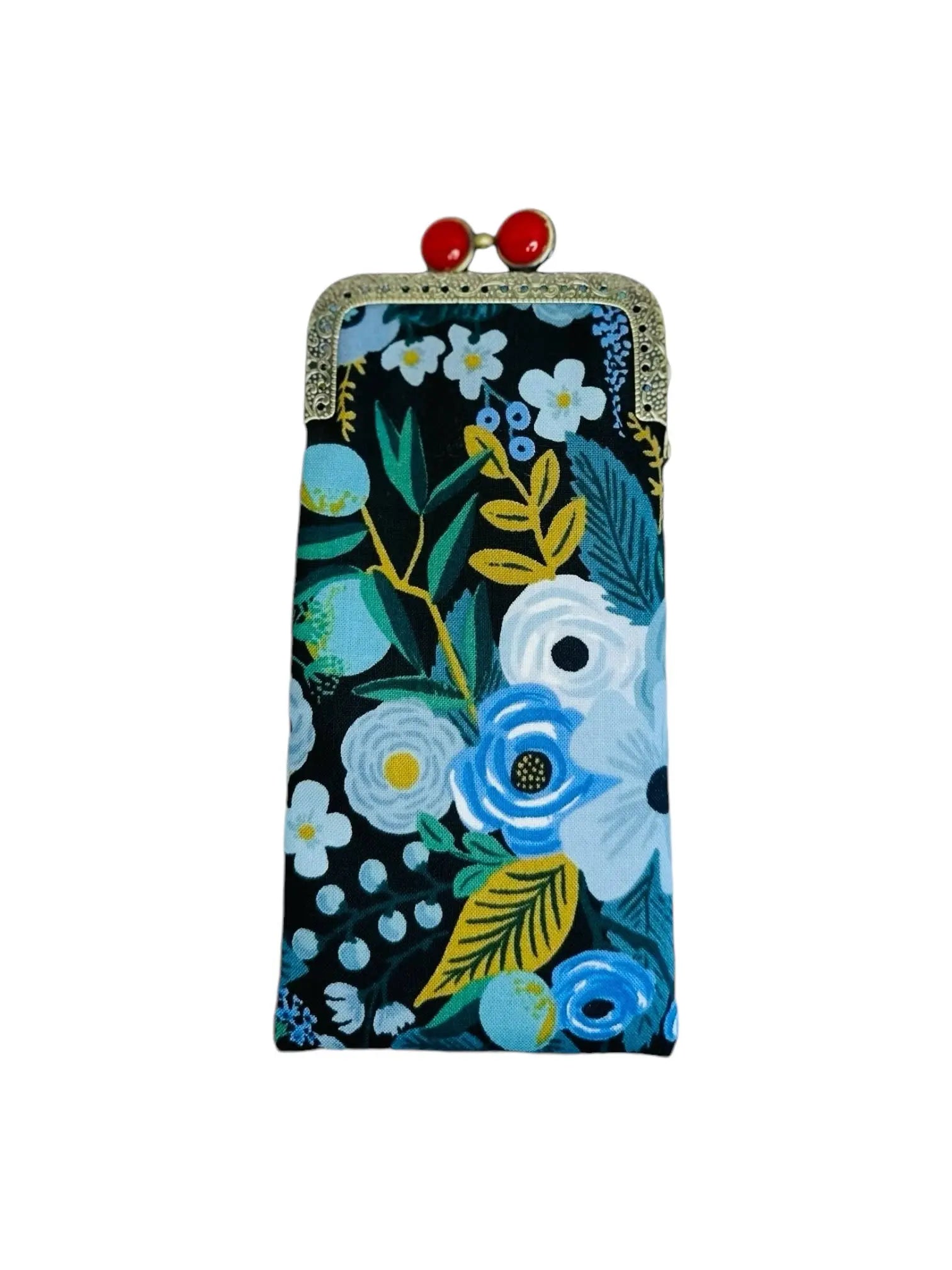 Kiki & Syds Eyeglass Case - Garden Party Blue Kiki & Syds