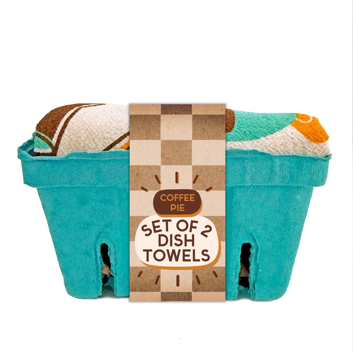 COFFEE BREAK (Coffee, Pie) - Tea Towel Set of 2