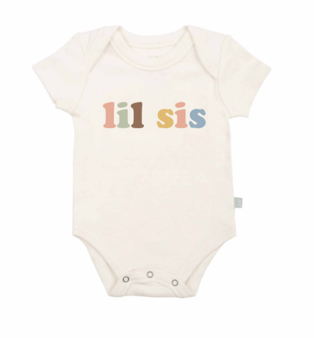 lil sis boho Baby graphic organic bodysuit |  desert bloom