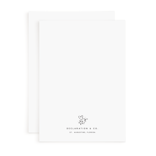 New Baby Card - Florida Alphabet