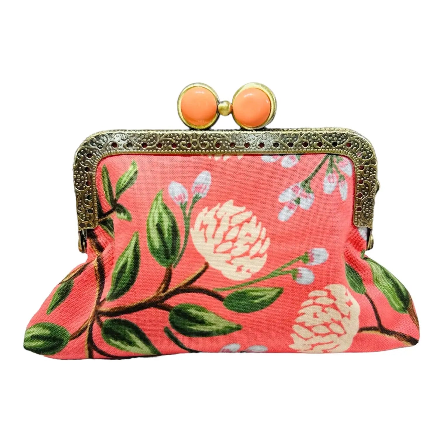 Kiki & Syds ON THE GO Credit Card Clutch - PEONY Sorbet  Kiki & Syds