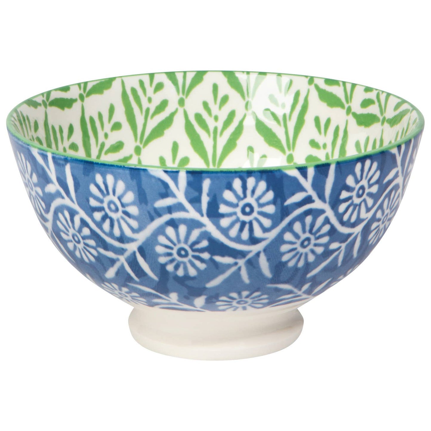 Green Leaf Stamped Bowl 4 inch Now Designs by Danica