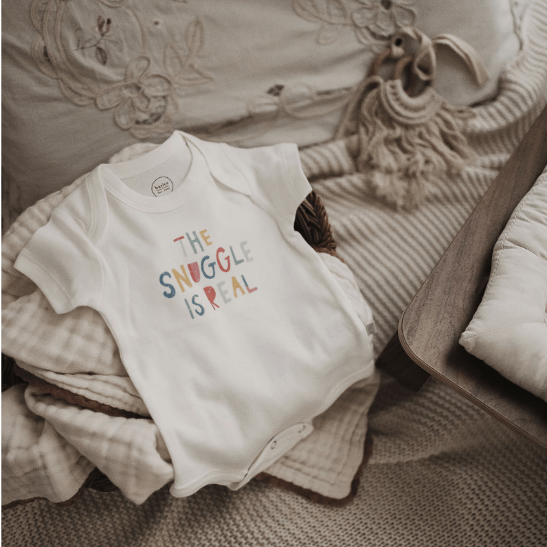 Snuggle Baby orgnaic graphic bodysuit | snuggle