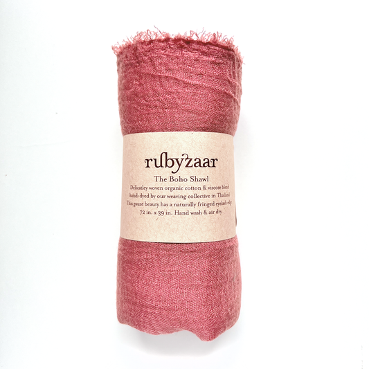 Boho Scarf - Terracotta Rubyzaar