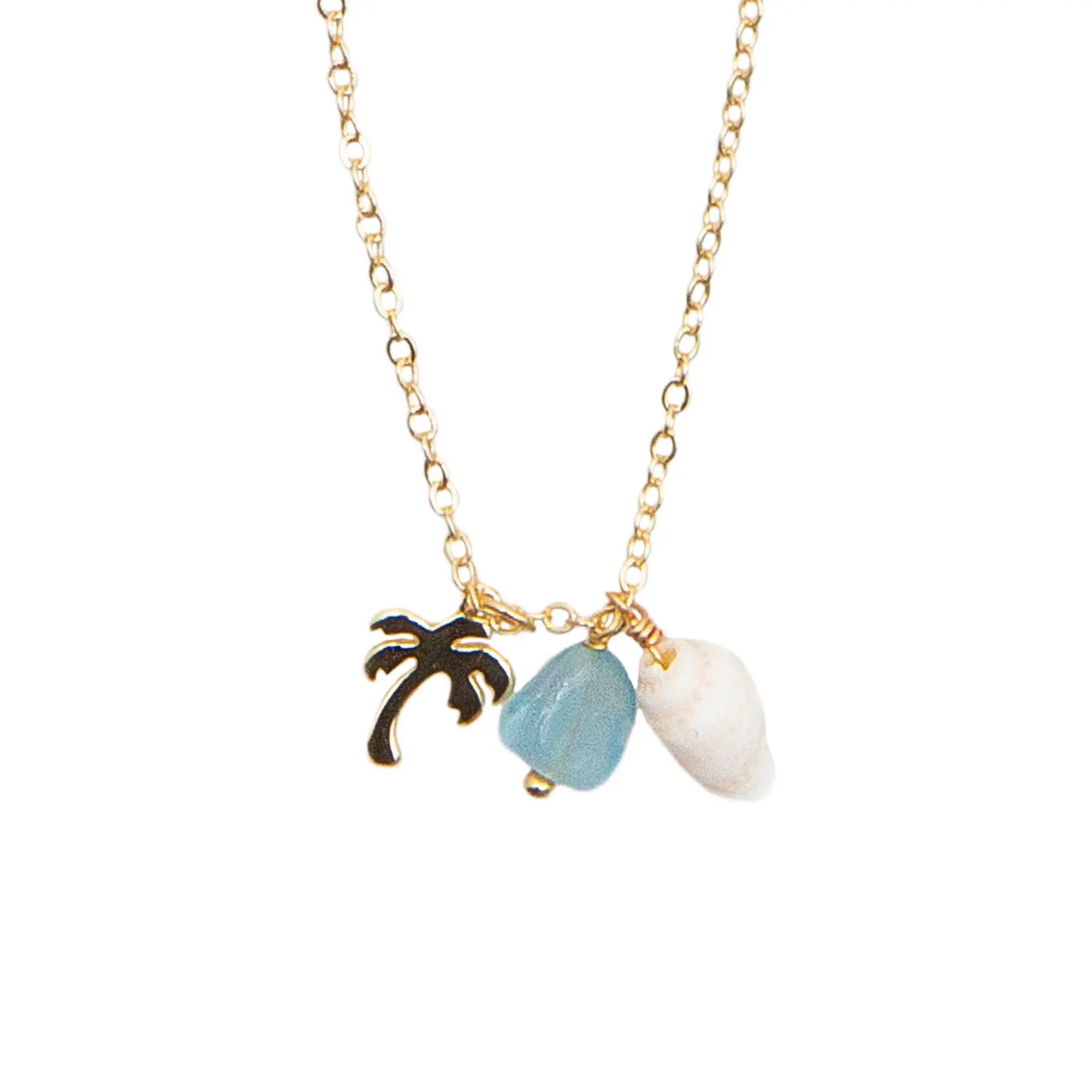 Aqua Harmony Onshore Necklace Lotus and Luna