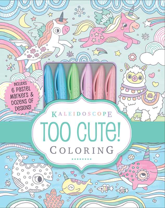 Kaleidoscope: Too Cute! Coloring by Simon & Schuster