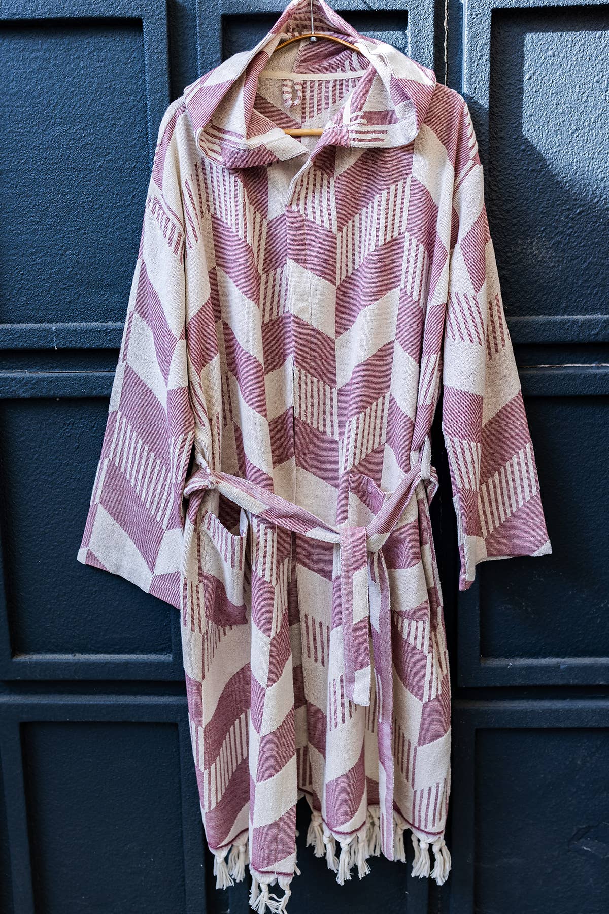 Raised Terry Bathrobe Turkish Cotton Light Weight Quick-dry