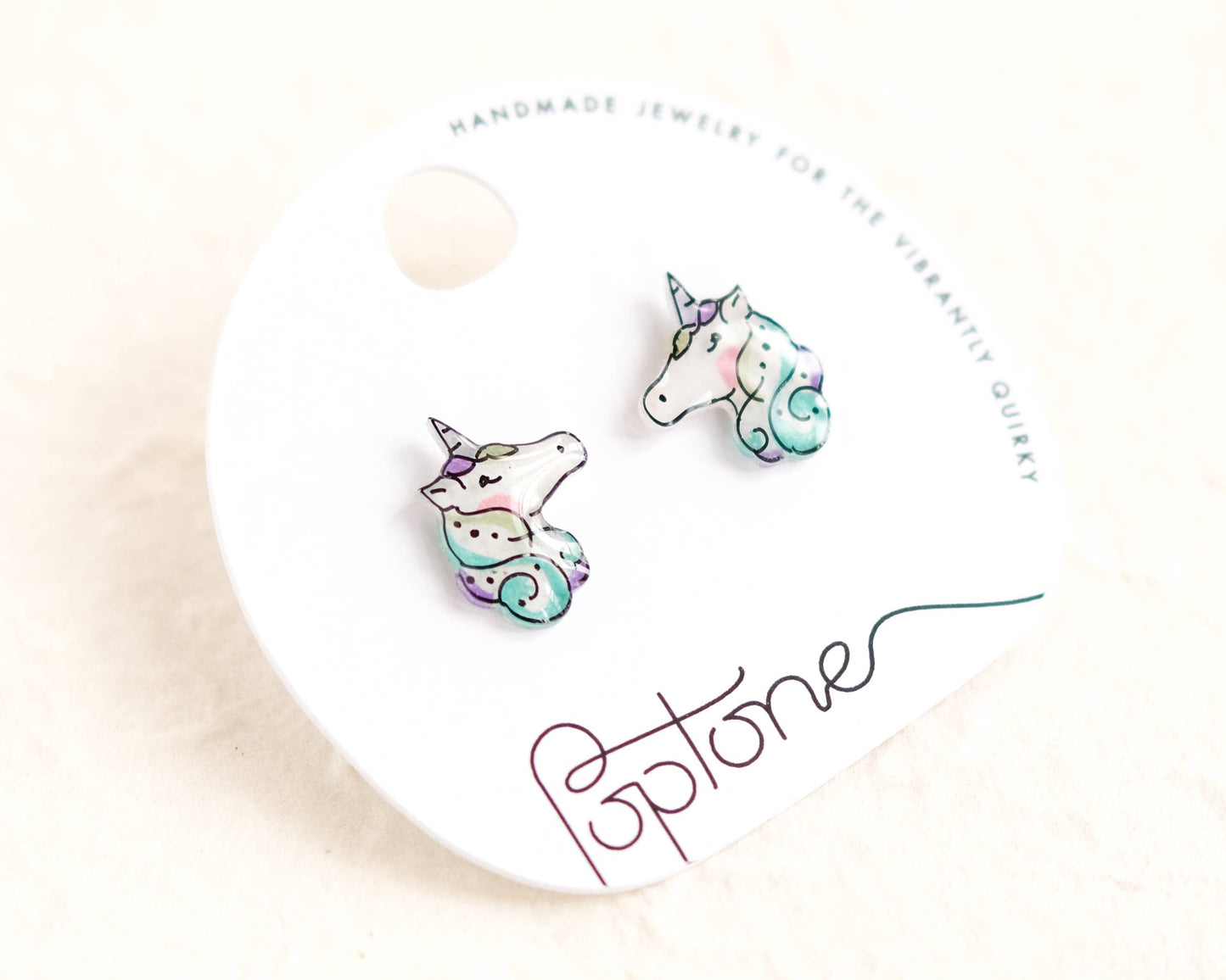 Unicorn Stud Earrings