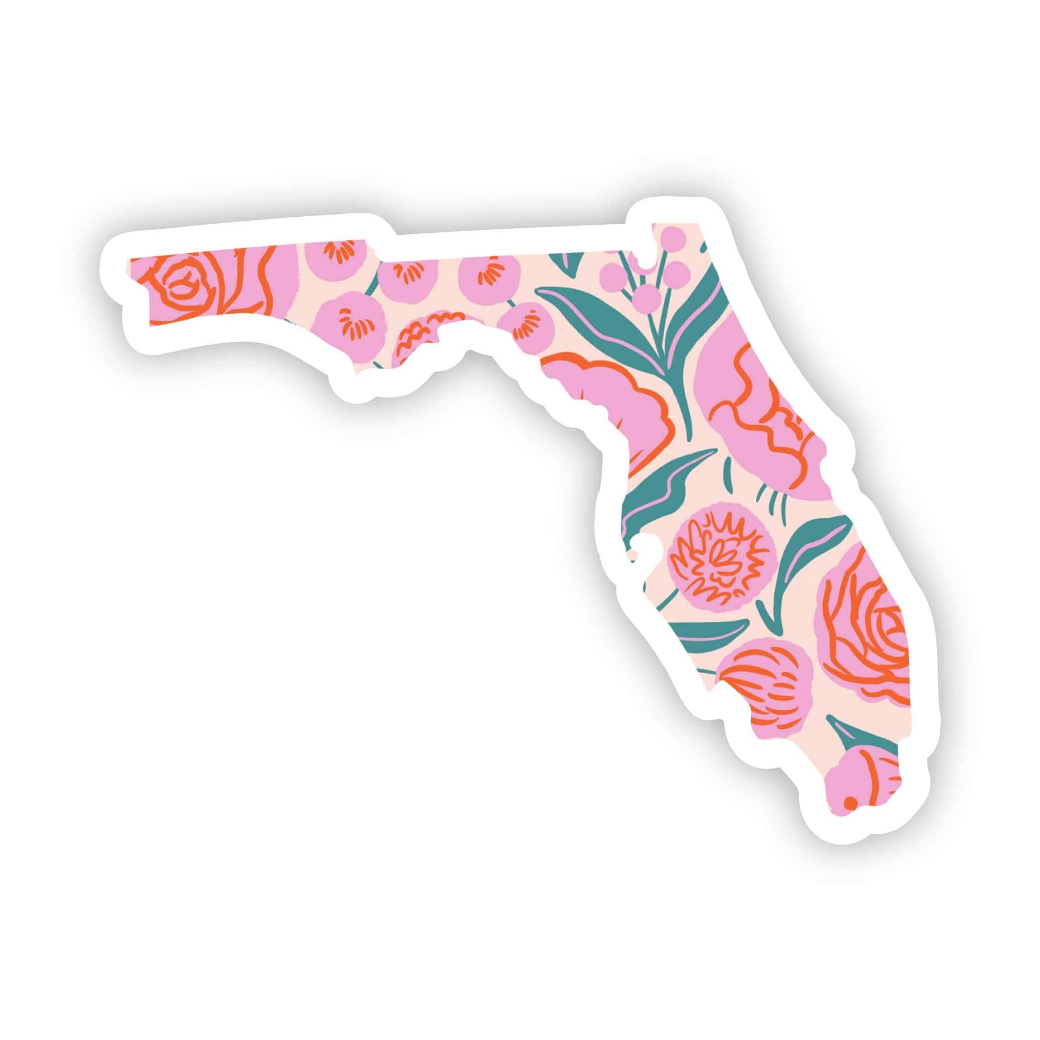 Florida Sticker - Elegant Floral