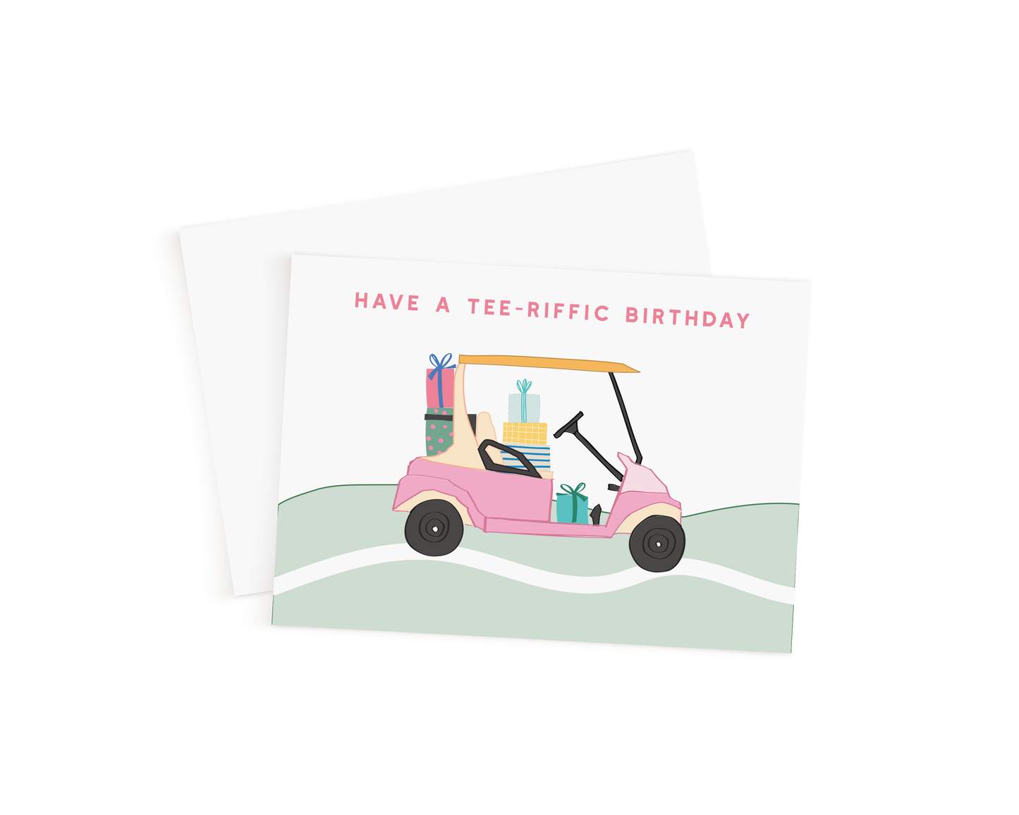 Happy Birthday Card - Golf Cart Gifts