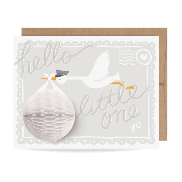 Stork New Baby Pop-up Card