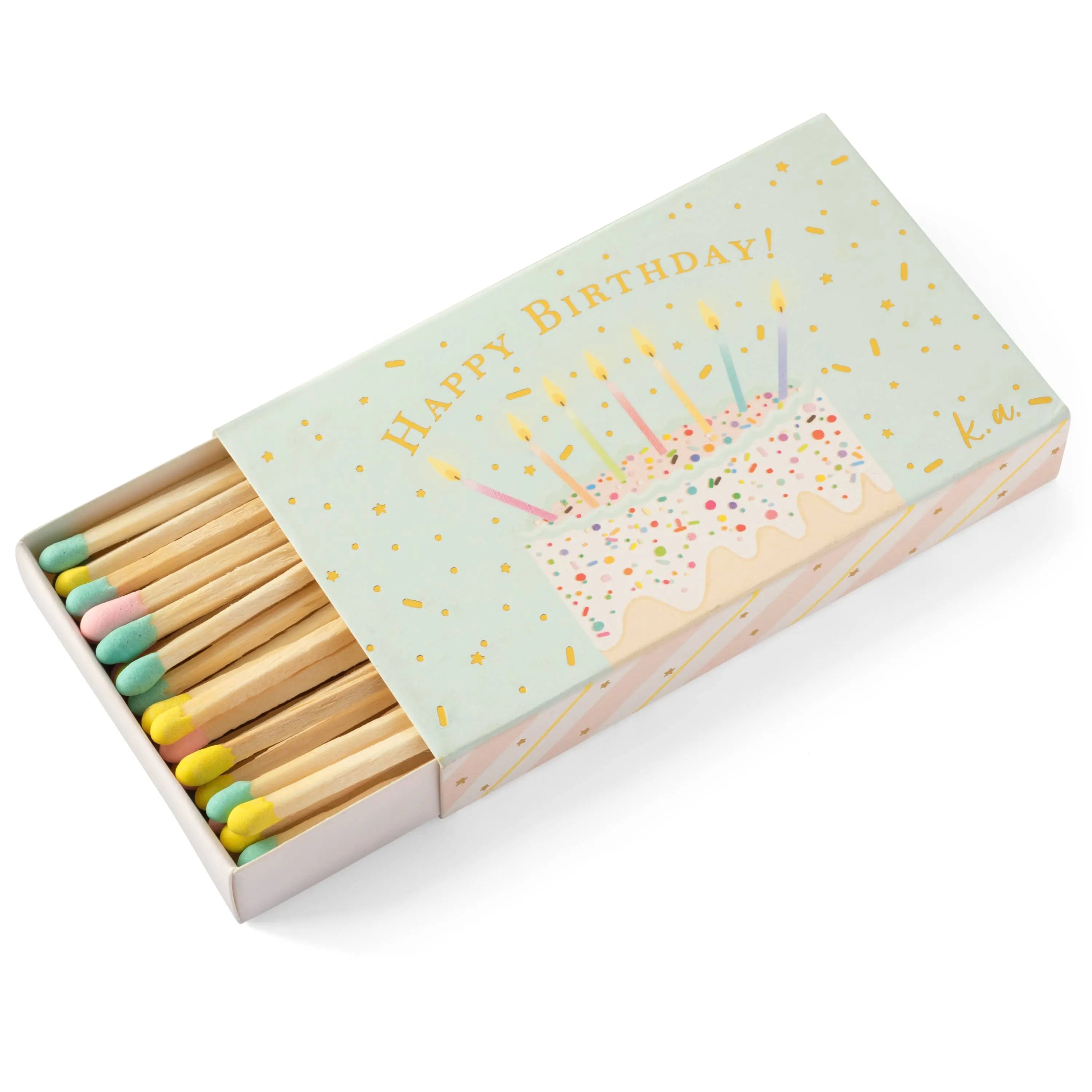 Happy Birthday Matchbox Karen Adams Designs