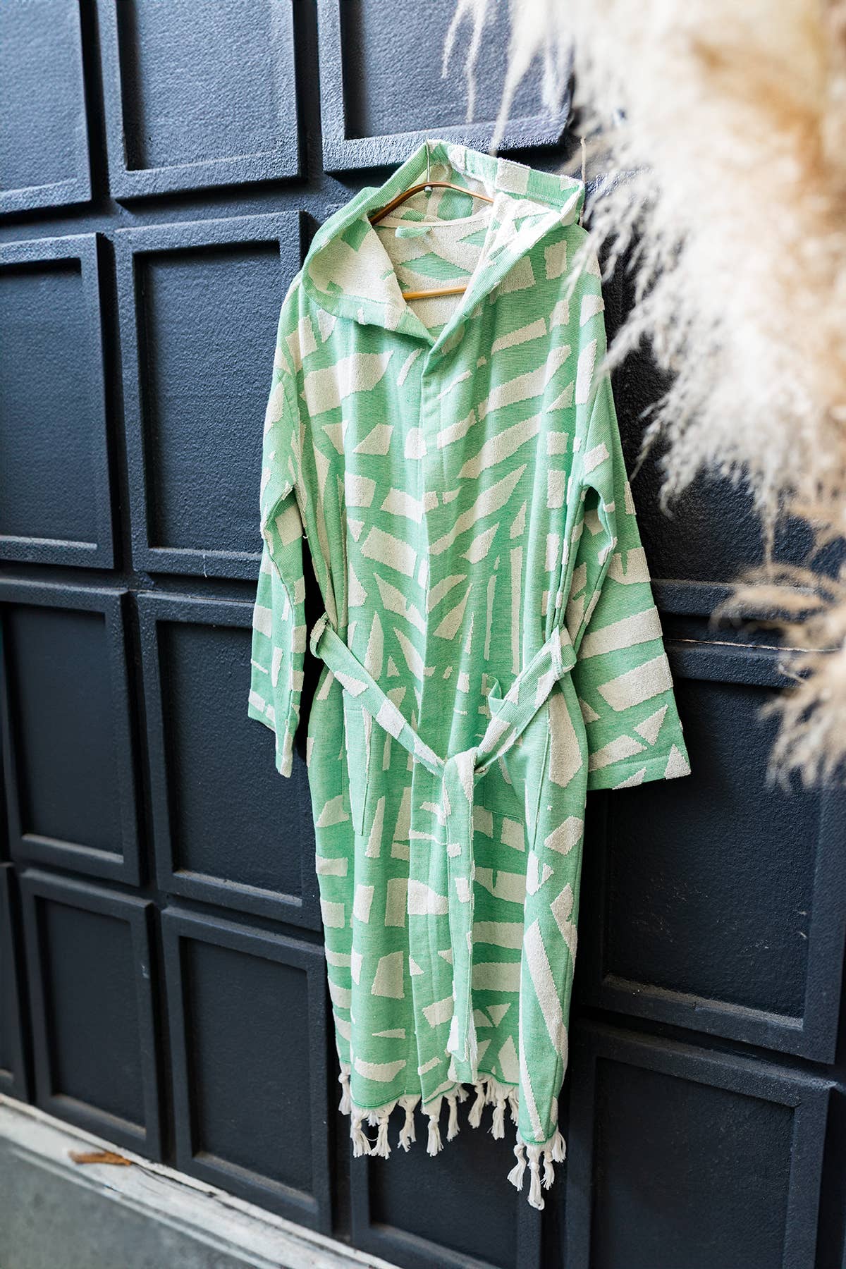 Raised Terry Bathrobe Turkish Cotton Light Weight Quick-dry