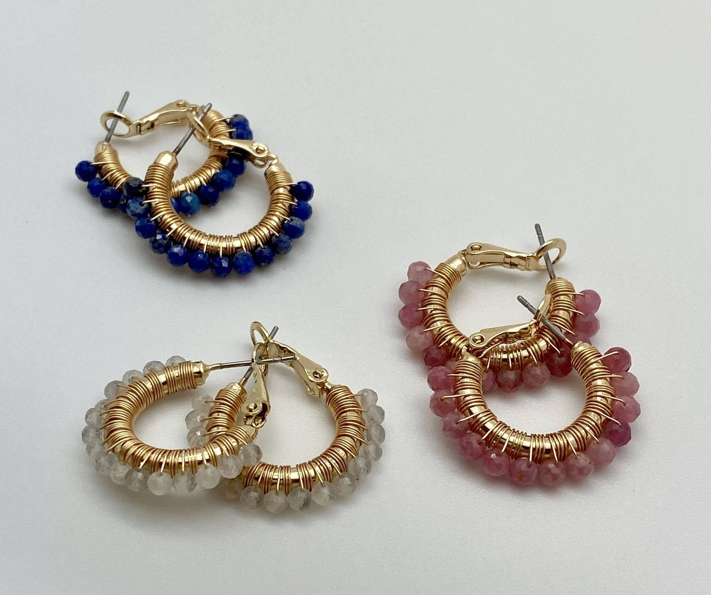 Pismo Mini Hoops ~ Salty Stones SALTY CALI